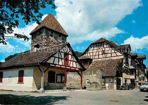 AK / Ansichtskarte Stein Rhein Speiserestaurant zur Badstube Hofansicht Kat. Stein Rhein