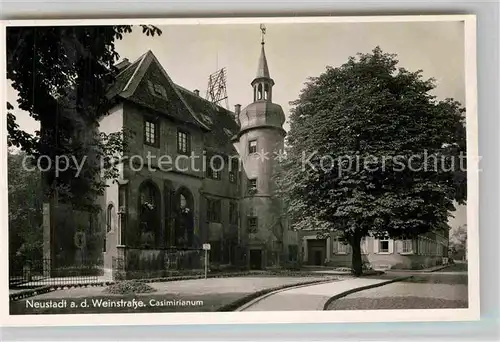 AK / Ansichtskarte Neustadt Weinstrasse Casimirianum Kat. Neustadt an der Weinstr.