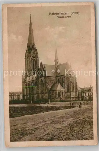 AK / Ansichtskarte Kaiserslautern Marienkirche Kat. Kaiserslautern