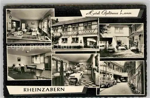 AK / Ansichtskarte Rheinzabern Hotel Goldenes Lamm Details Kat. Rheinzabern