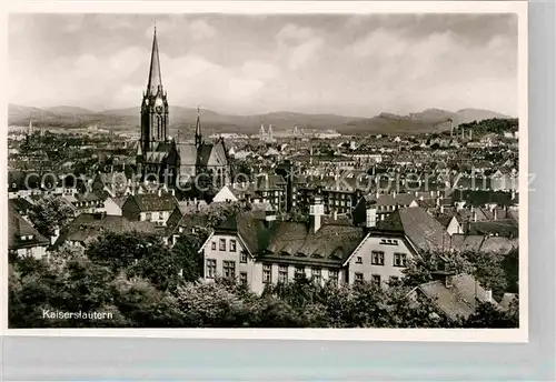 AK / Ansichtskarte Kaiserslautern Panorama mit Dom Kat. Kaiserslautern