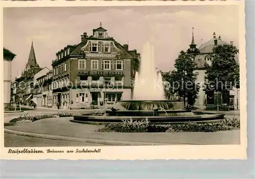 AK / Ansichtskarte Kaiserslautern Brunnen am Fackelrondell Kat. Kaiserslautern
