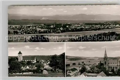 AK / Ansichtskarte Weilerbach Kaiserslautern Panorama Kirchen