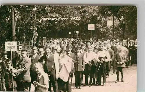 AK / Ansichtskarte Neustadt Haardt Johannisfeier 1925 Festzug Kat. Neustadt an der Weinstr.