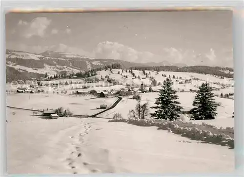 AK / Ansichtskarte Oberreute Panorama Kat. Oberreute