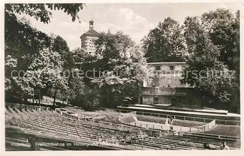 AK / Ansichtskarte Augsburg Freilichtbuehne mit Rotem Tor Kat. Augsburg