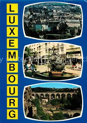 AK / Ansichtskarte Luxembourg Luxemburg Stadtansicht Puits Rouge Pittoresque Kat. Luxembourg