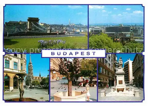AK / Ansichtskarte Budapest Buda Denkmaeler Kat. Budapest
