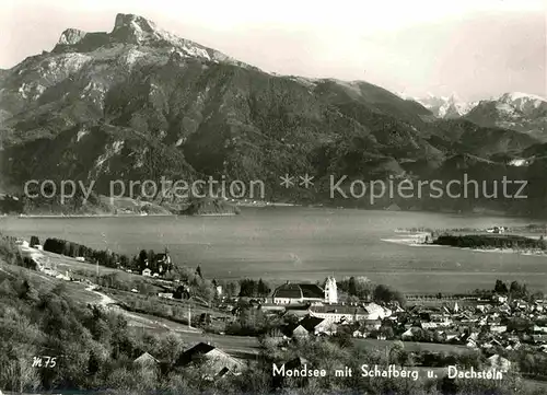 AK / Ansichtskarte Mondsee Salzkammergut Schafberg Dachstein Kat. Mondsee