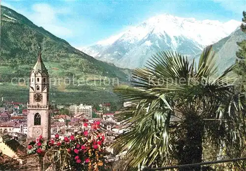 AK / Ansichtskarte Meran Merano Panorama Kirchturm