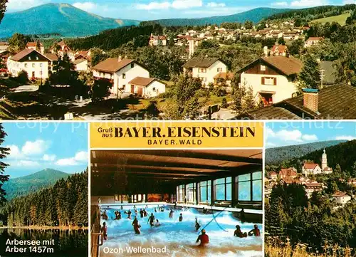 AK / Ansichtskarte Bayerisch Eisenstein Arbersee Ozon Wellenbad Panorama Kat. Bayerisch Eisenstein