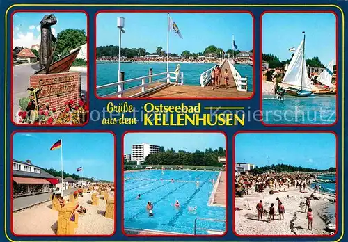 AK / Ansichtskarte Kellenhusen Ostseebad Strand Swimmingpool Strandkoerbe  Kat. Kellenhusen (Ostsee)