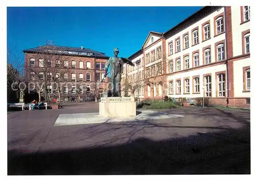 AK / Ansichtskarte Karlsruhe Baden Universitaet Denkmal