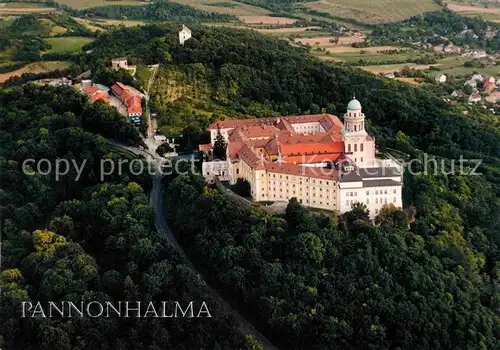 AK / Ansichtskarte Pannonhalma Archabbey Fliegeraufnahme Erzabtei  Kat. Ungarn