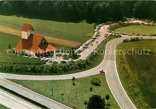 AK / Ansichtskarte Adelsried Augsburg Autobahnkirche Maria Schutz der Reisenden Kat. Adelsried