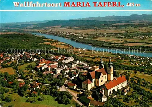 AK / Ansichtskarte Maria Taferl Fliegeraufnahme Basilika  Kat. Maria Taferl Donau