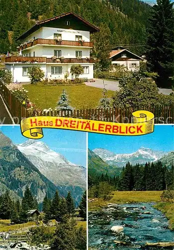 AK / Ansichtskarte Mallnitz Kaernten Haus Dreitaelerblick Pension