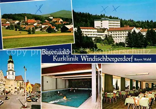 AK / Ansichtskarte Windischbergerdorf Bayerwald Kurklinik Hallenbad Ortsansichten Kat. Cham