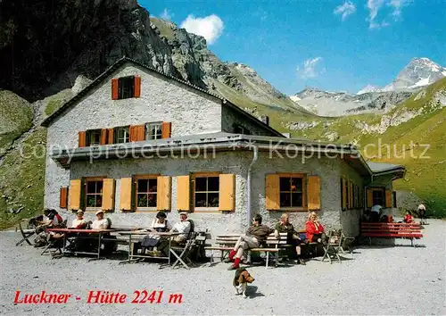 AK / Ansichtskarte Kals Grossglockner Luckner Huette Berghaus Kat. Kals am Grossglockner