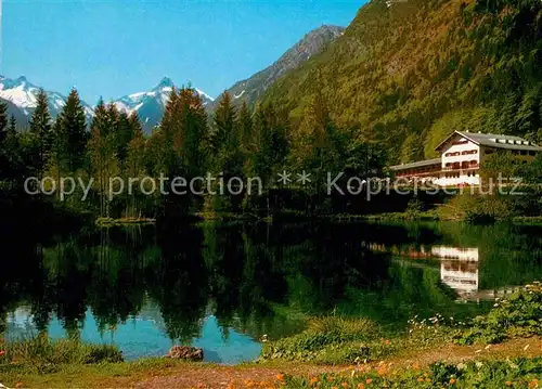 AK / Ansichtskarte Christlessee Berggasthaus mit Kratzer und Trettbachspitze Allgaeuer Alpen Kat. Oberstdorf