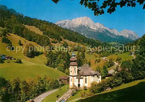 AK / Ansichtskarte Maria Gern Kirche Panorama Berchtesgadener Land Alpen Kat. Berchtesgaden