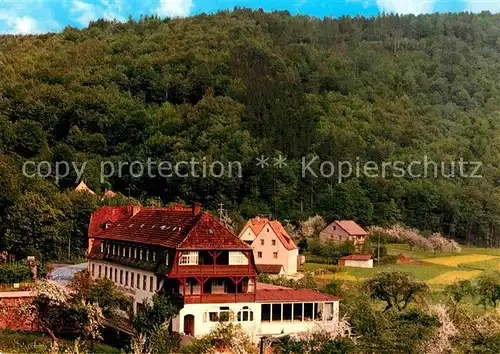 AK / Ansichtskarte Schoenau Gemuenden Gaststaette Zum alten Forthaus Kat. Gemuenden a.Main