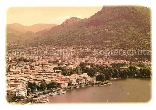 AK / Ansichtskarte Lugano TI Panorama Kat. Lugano