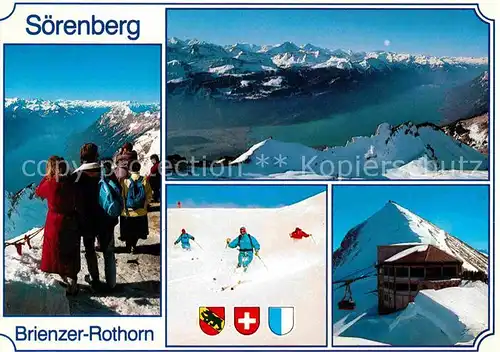 AK / Ansichtskarte Soerenberg LU Brienzer Rothorn Bergrestaurant Brienzer See Berner Alpen Kat. Soerenberg