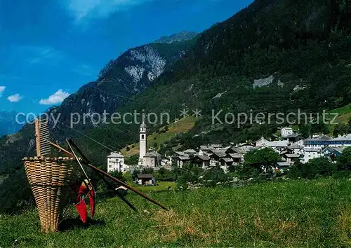 AK / Ansichtskarte Soglio Panorama Kat. Soglio