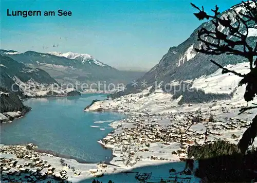 AK / Ansichtskarte Lungern Pilatus Winter Kat. Lungern