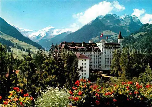 AK / Ansichtskarte Gstaad Palace Hotel Oldenhorn Staldenfluehe Kat. Gstaad