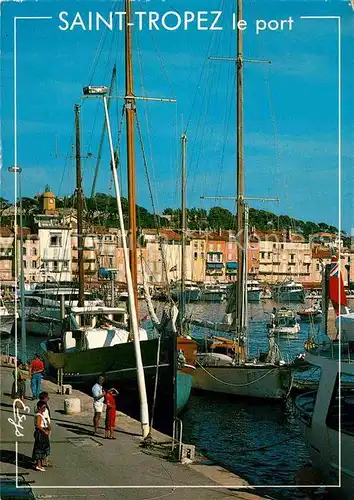 AK / Ansichtskarte Saint Tropez Var Le Port le Clocher et la Citadelle Yachthafen Kat. Saint Tropez
