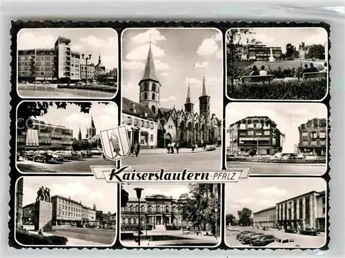 AK / Ansichtskarte Kaiserslautern Denkmal Kirche Platz Park Kat. Kaiserslautern