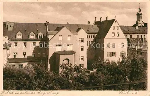 AK / Ansichtskarte Augsburg St Antonius Haus Gartenseite Kat. Augsburg