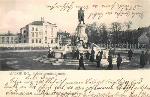 AK / Ansichtskarte Augsburg Prinzregentenbrunnen Kat. Augsburg