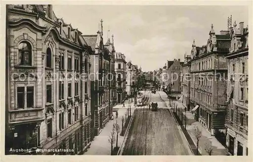 AK / Ansichtskarte Augsburg Bismarckstrasse Kat. Augsburg