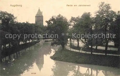 AK / Ansichtskarte Augsburg Partie am Jakoberwall Kat. Augsburg