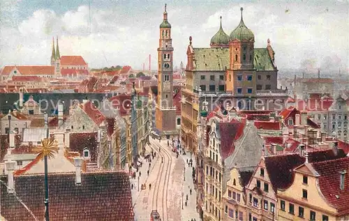 AK / Ansichtskarte Augsburg Blick vom Moritzturm Kat. Augsburg