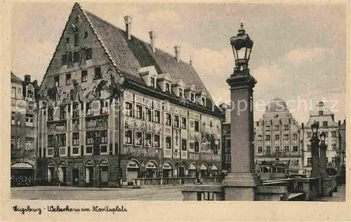 AK / Ansichtskarte Augsburg Weberhaus am Moritzplatz Kat. Augsburg