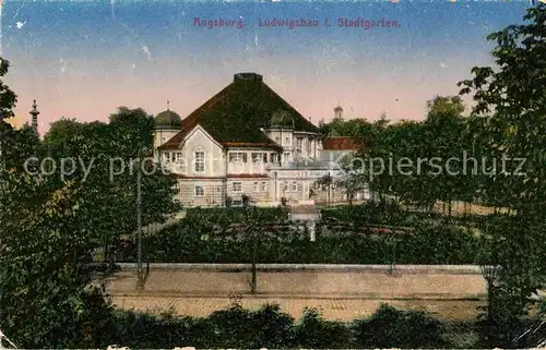 AK / Ansichtskarte Augsburg Ludwigsbau im Stadtgarten Kat. Augsburg
