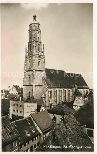 AK / Ansichtskarte Noerdlingen Sankt Georgskirche Kat. Noerdlingen