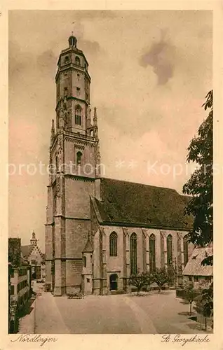 AK / Ansichtskarte Noerdlingen Sankt Georgskirche Kat. Noerdlingen