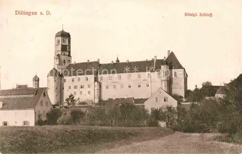 AK / Ansichtskarte Dillingen Donau Koenigliches Schloss Kat. Dillingen a.d.Donau