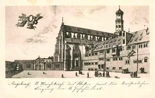 AK / Ansichtskarte Augsburg Ulrichkirche Kloster Kat. Augsburg