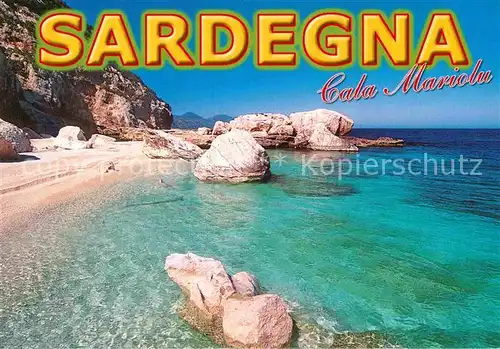 AK / Ansichtskarte Sardegna Cala Mariolu