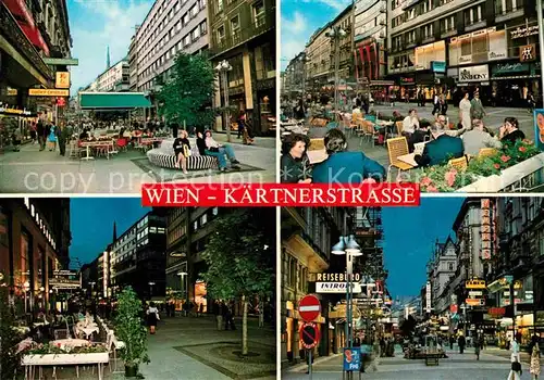AK / Ansichtskarte Wien Kaerntnerstrasse Fussgaengerzone Kat. Wien