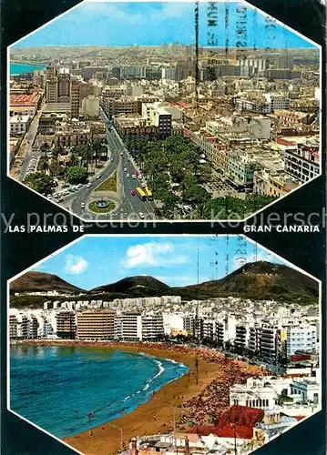AK / Ansichtskarte Las Palmas Gran Canaria Hotelanlagen Strand Luftaufnahme Kat. Las Palmas Gran Canaria