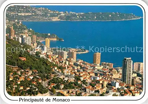 AK / Ansichtskarte Monte Carlo Luftbild Cap Martin Kat. Monte Carlo