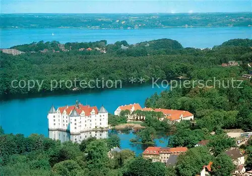 AK / Ansichtskarte Gluecksburg Ostseebad Fliegeraufnahme mit Schloss Kat. Gluecksburg (Ostsee)