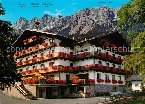 AK / Ansichtskarte Schladming Obersteiermark Alpengasthof Schwaigerhof Kat. Schladming